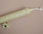 Preview: Stabkerzen Set mit Blumen Motiv 4er Set